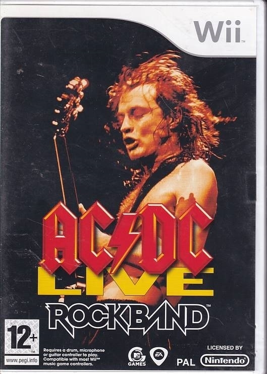 AC/DC Live Rock Band - Wii - (B Grade) (Used) (eng)