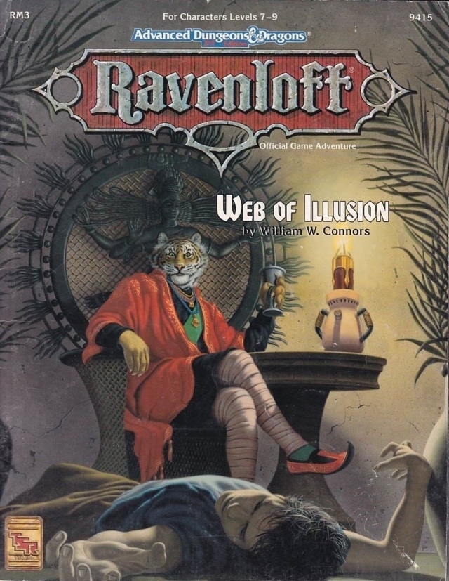 Advanced Dungeons & Dragons - Ravenloft - Web of Illusion - RPG Book (Used) (Eng)