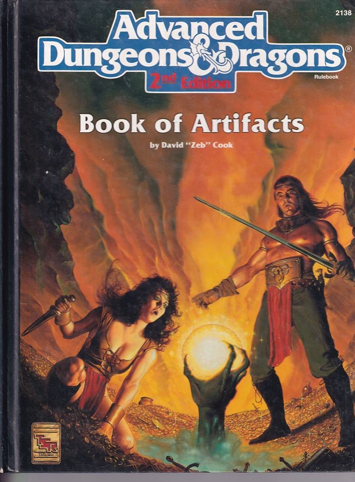 AD&D 2nd Edition Revised - Book of Artifacts (B Grade) (Used)