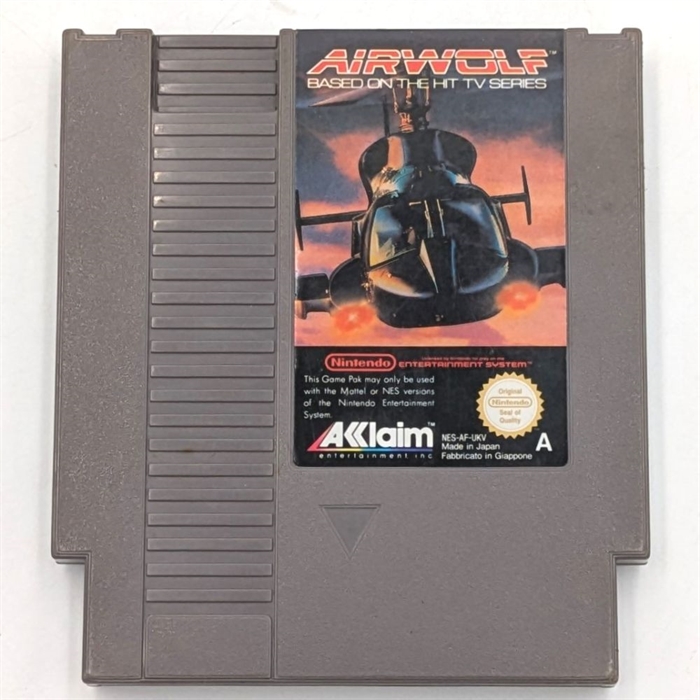 Airwolf - UKV - NES Game (B Grade) (Used)