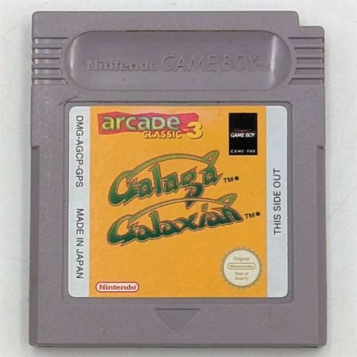 Arcade Classic 3 Galaga and Galaxian - Cartridge  - Gameboy Original (B Grade) (Used)