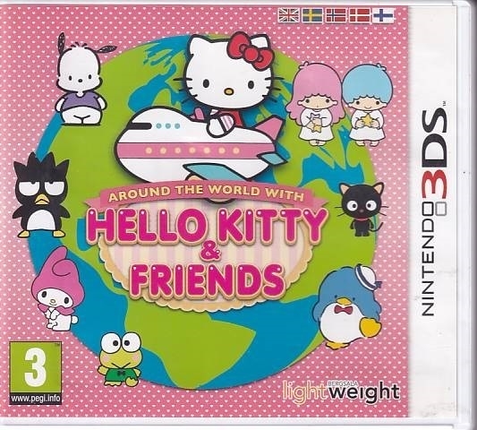 Around the World With Hello Kitty and Friends - Nintendo 3DS Spil - (A Grade) (Used) (eng)