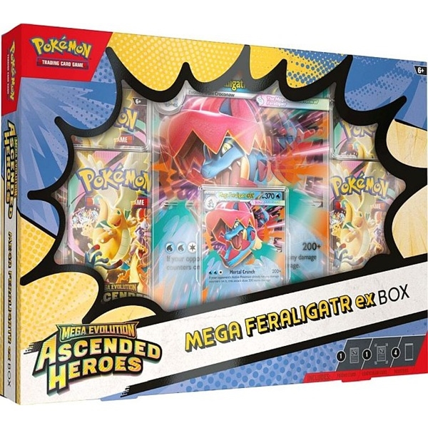 Ascended Heroes - Mega Feraligatr ex Collection Box - Pokemon TCG (ENG)