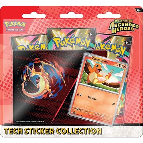Ascended Heroes - Tech Sticker Collection - Charmander - Pokemon TCG (ENG)