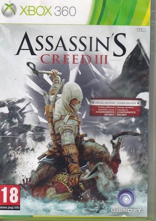 Assassins Creed III - Special Edition - XBOX 360 (B Grade) (Used) (Eng)