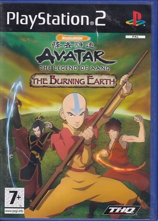 Avatar The Legend of Aang - The Burning Earth - PS2 (B Grade) (Used) (eng)