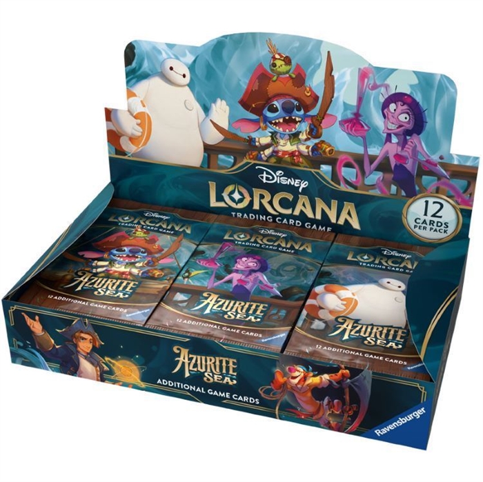 Azurite Sea - Booster Box (24 Booster Pack) - Disney Lorcana (ENG)