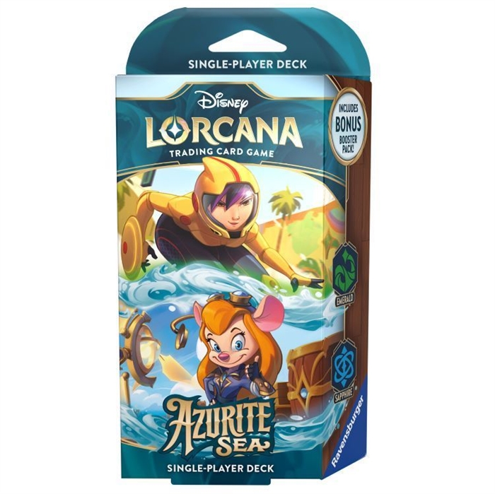 Azurite Sea - Starter Deck - Emerald & Sapphire - Disney Lorcana (ENG)