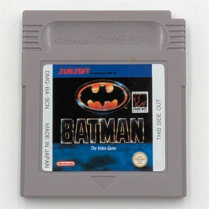 Batman The Video Game - Cartridge - (SCN) - Gameboy Original (A Grade) (Used)