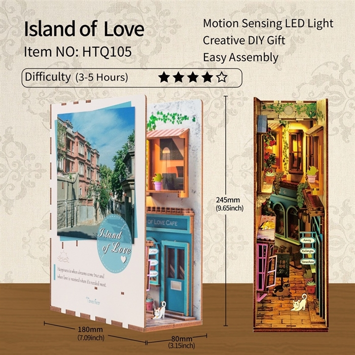 Book Nook - Rose Detective Agency - 3D Jigsaw