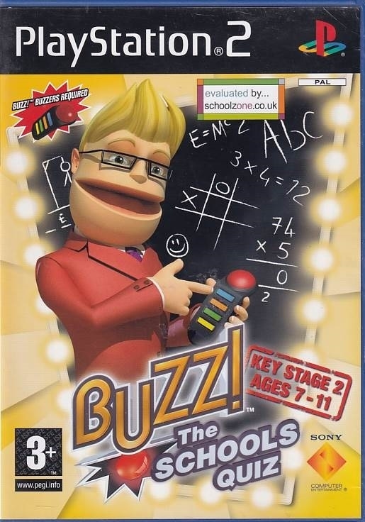 Buzz the Schools Quiz - PS2 (B Grade) (Used) (eng)