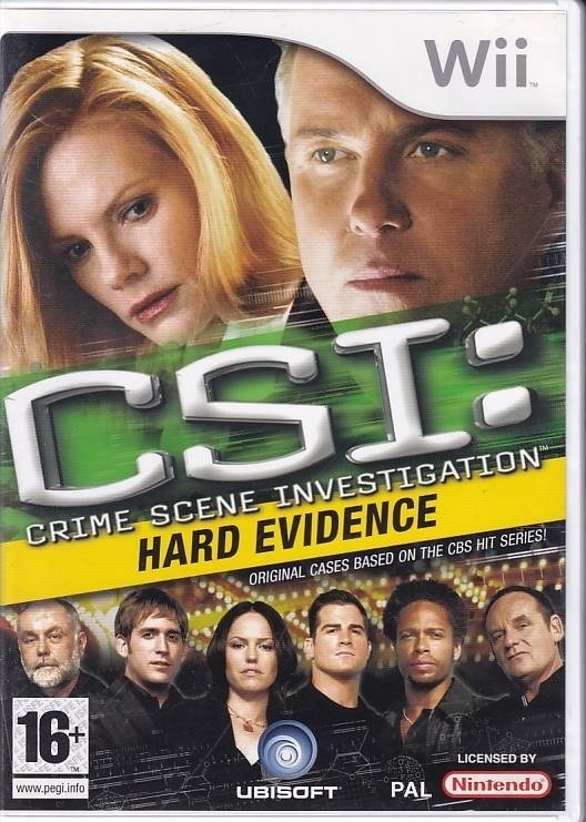 CSI Crime Scene Investigation Hard Evidence - Wii (B Grade) (Gebraucht) (Eng)