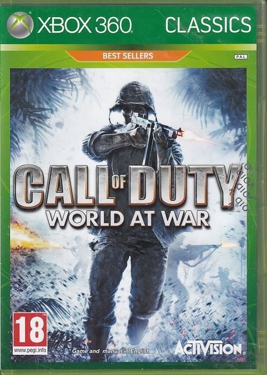 Call Of Duty World At War - Classics - XBOX 360 (B Grade) (Used) (eng)