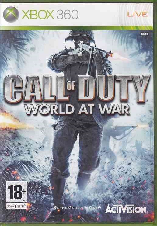 Call Of Duty World At War - XBOX 360 (B Grade) (Used) (Eng)