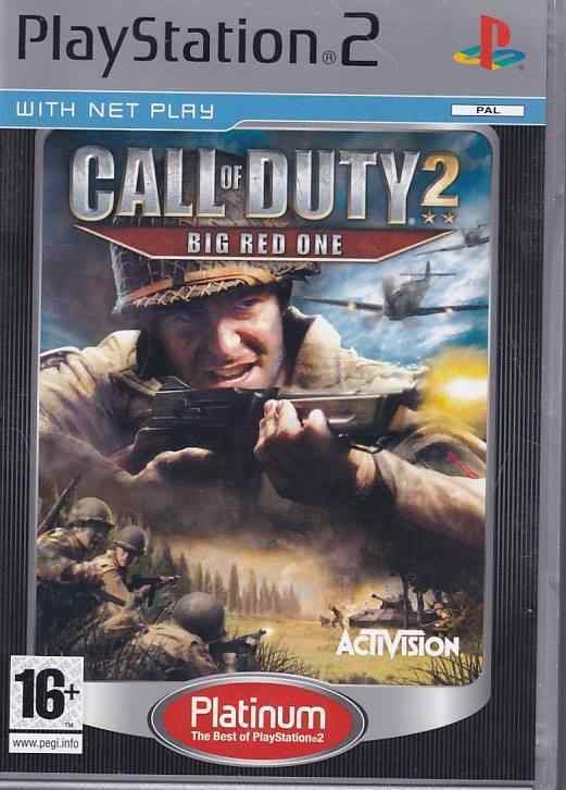 Call of Duty 2 Big Red One - Platinum - PS2 (B Grade) (Used) (eng)