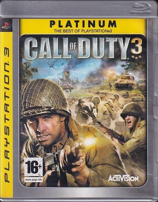 Call of Duty 3 - Platinum - PS3 (B Grade) (Used) (Eng)