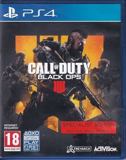 Call of Duty Black Ops IIII Specialist Edition - PS4 (B Grade) (Used) (Eng)