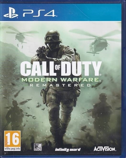 Call of Duty Modern Warfare Remastered - PS4 (A Grade) (Used) (eng)