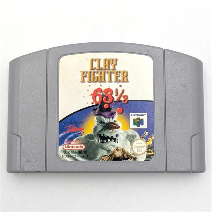 Clay Fighter 63 1/3 - Cartridge - Nintendo 64 (B Grade) (Used)