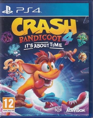 Crash Bandicoot 4 it\'s about time - PS4 (A Grade) (Genbrug)