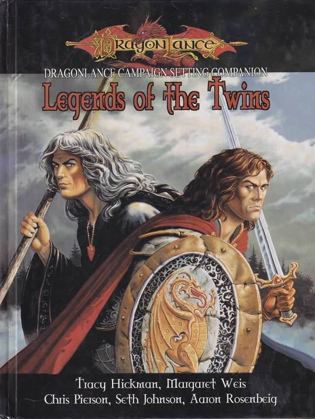 Dungeons & Dragons 3.5 - Dragonlance - Legends of the Twins - Signeret af Margaret Weis (B Grade) (Used) (ENG)