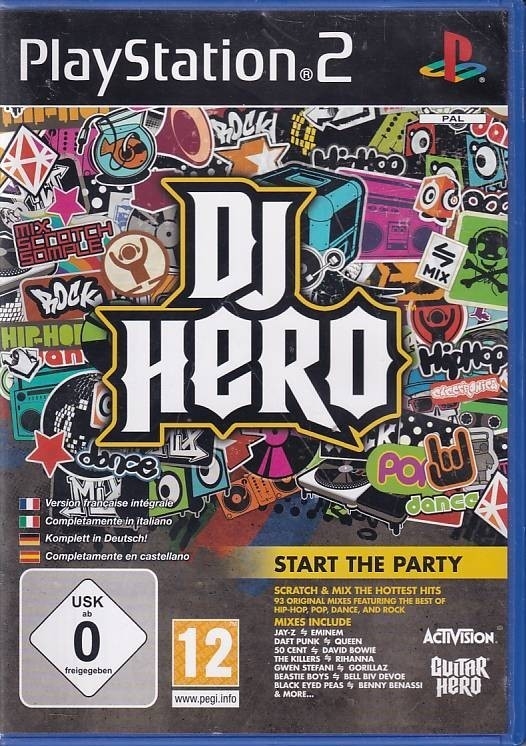 DJ Hero - PS2 (B Grade) (Used) (Eng)