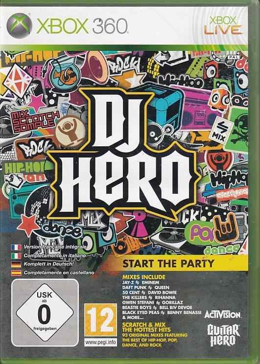 DJ Hero - XBOX 360 (B Grade) (Used) (Eng)