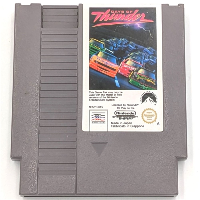Days Of Thunder - UKV - NES Game (B Grade) (Used)