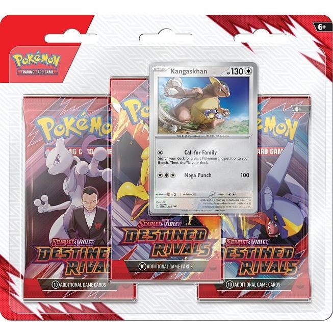 Destined Rivals - 3-Pack Blister - Zebstrika - Pokemon TCG (ENG)