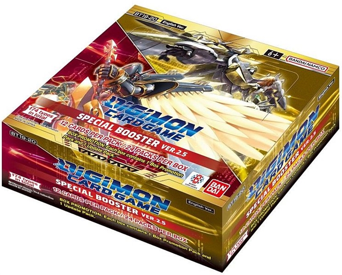 Special Booster Ver.2.5 - BT19-20 Booster Display (24 Booster Pakker) - Digimon Card Game (ENG)