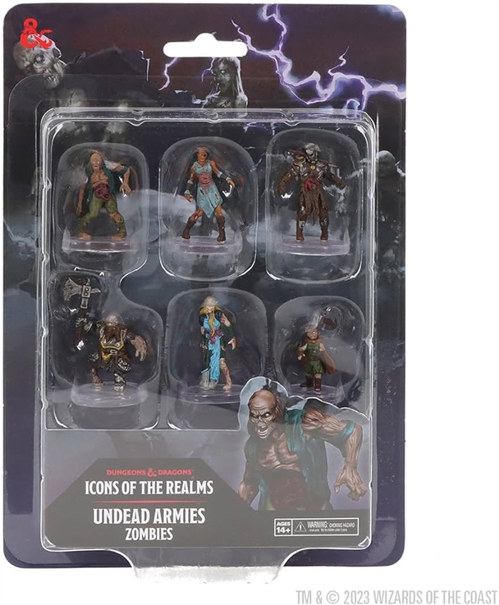 DnD - Undead Armies Zombies - Icons of the Realms Premium DnD figur minies