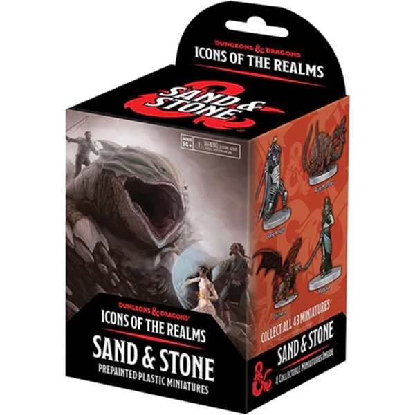 DnD - Sand & Stone Booster Brick - Icons of the Realms DnD Figures