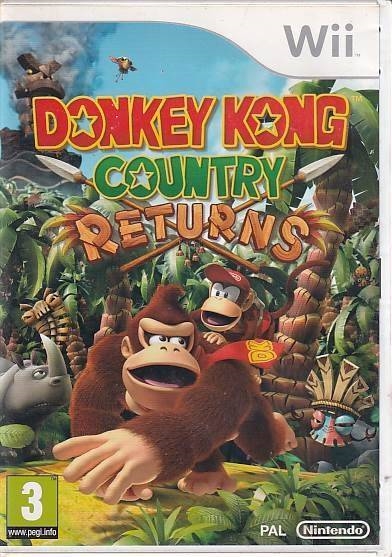 Donkey Kong Country Returns - Wii - (B Grade) (Used) (Eng)