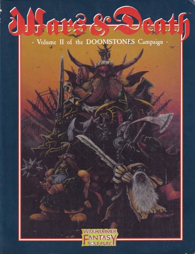 Warhammer Fantasy Role Play 1st - Doomstones Vol 2 - Wars and Death (B-Grade) (Used) (Eng)
