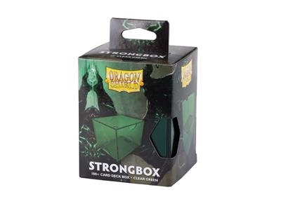 Dragon Shield Strongbox Deck Box - Clear Green - Cards Accessories