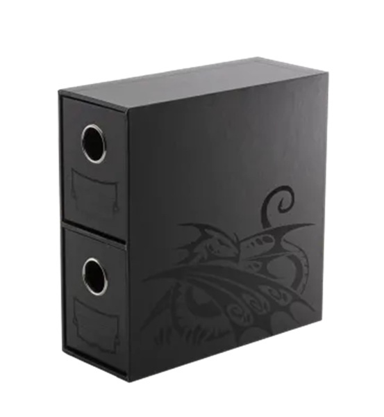 Dragon Shield Storage - Card Drawers Fortress - Vertical - 2 - Black