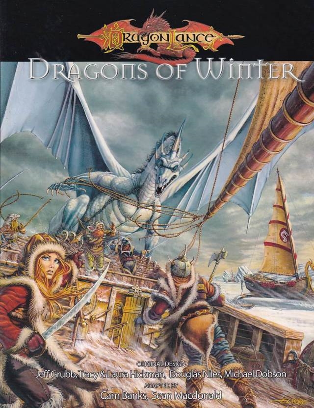 Dungeons & Dragons 3.5 - Dragonlance - Dragons of Winter - RPG Book (B Grade) (Used) (Eng)