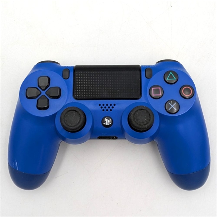 Playstation 4 - Dual Shock 4 Wireless Controller - Blue - PS4 (B Grade) (Used)