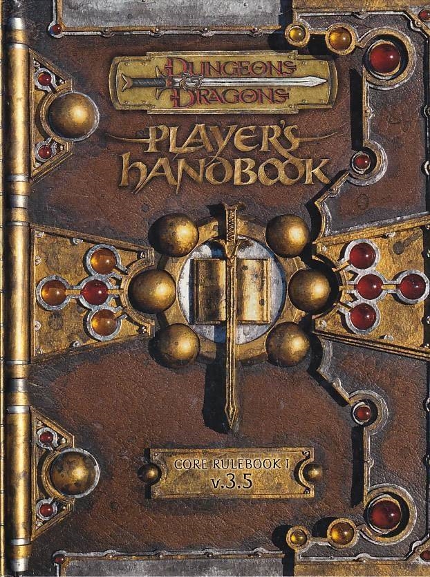 Dungeons & Dragons 3.5 - Players Handbook - Core Rulebook I (B Grade) (Genbrug)