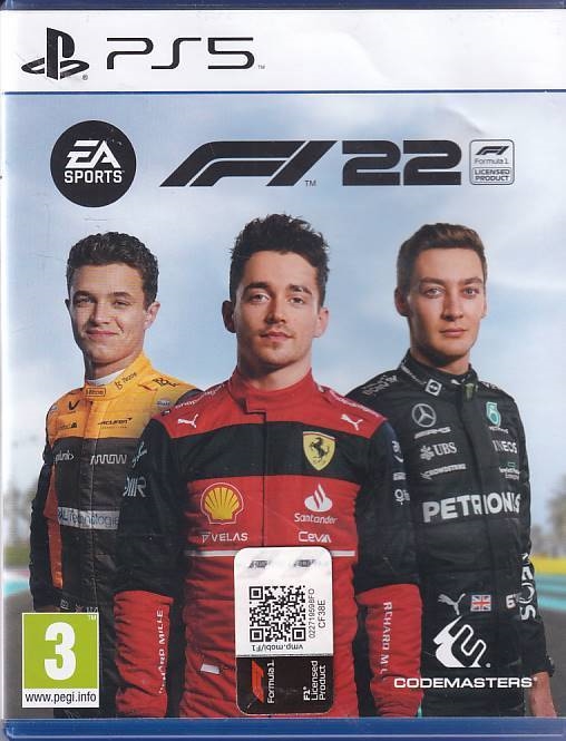 EA Sports F1 22 - PS5 (A Grade) (Used) (eng)