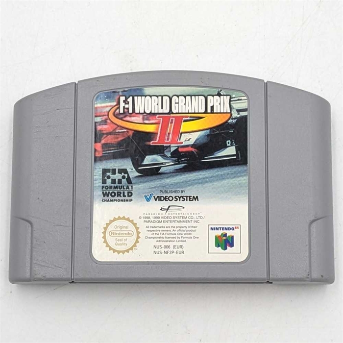 F-1 World Grand Prix II - Cartridge - Nintendo 64 Game - (EUR) (B Grade) (Used)