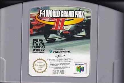 F-1 World Grand Prix II - Cartridge - Nintendo 64spil (Used) (Eng)