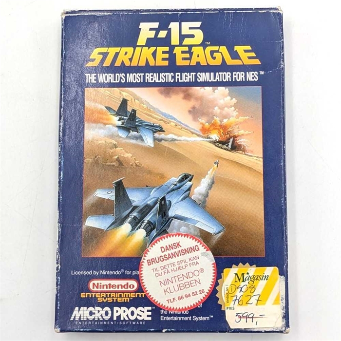F-15 Strike Eagle - Complete In Box - SCN - NES Game (B Grade) (Used)
