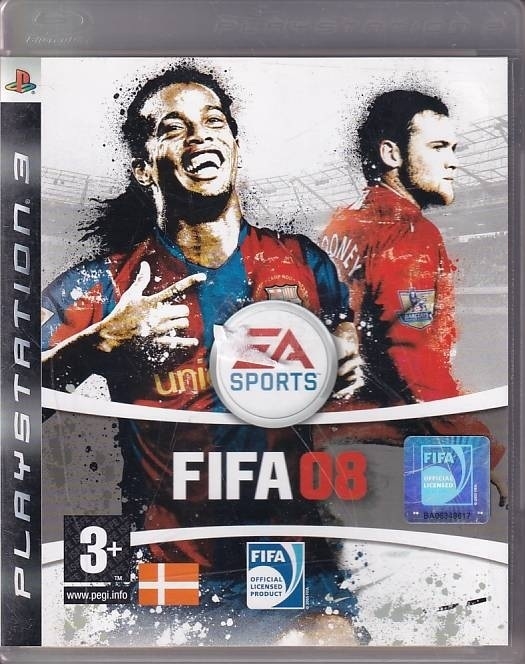 FIFA 08 - Danish - PS3 (B Grade) (Used)