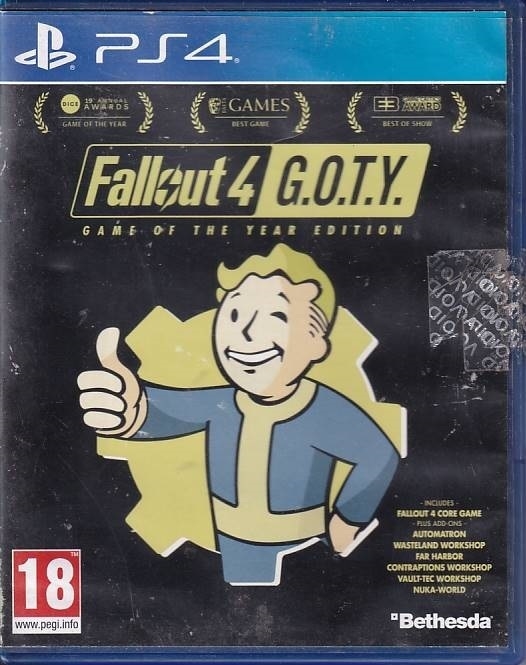 Fallout 4 GOTY - PS4 (B Grade) (Used) (Eng)