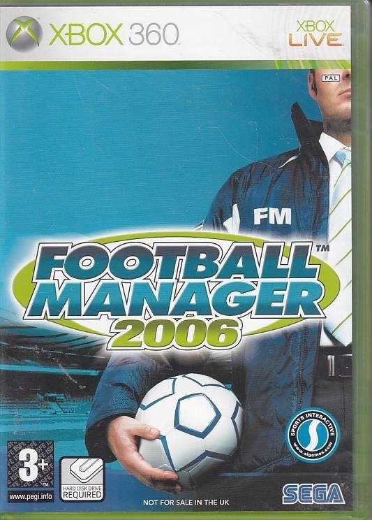 Football Manager 2006 - XBOX 360 (B Grade) (Used) (eng)