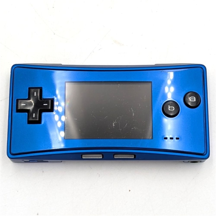 Game Boy Micro - Console - Blue - SNR MEF10201364 (B Grade) (Genbrug)