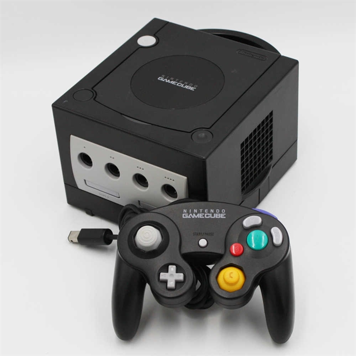 GameCube - Jet Black - Console - SNR DE11352635 (B Grade) (Used)