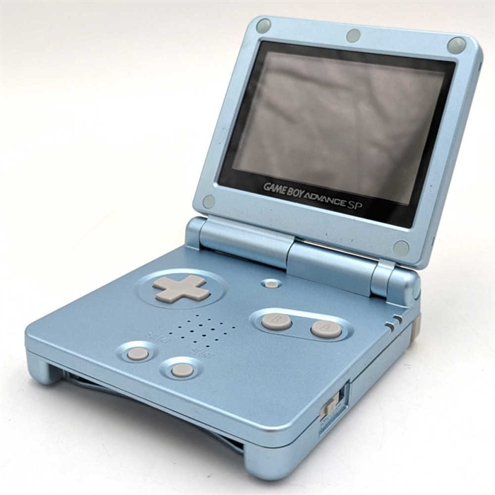 Gameboy Advance SP - Model AGS-001 - Pearl Blue - Console - SNR XEH14912102 (B Grade) (Used)