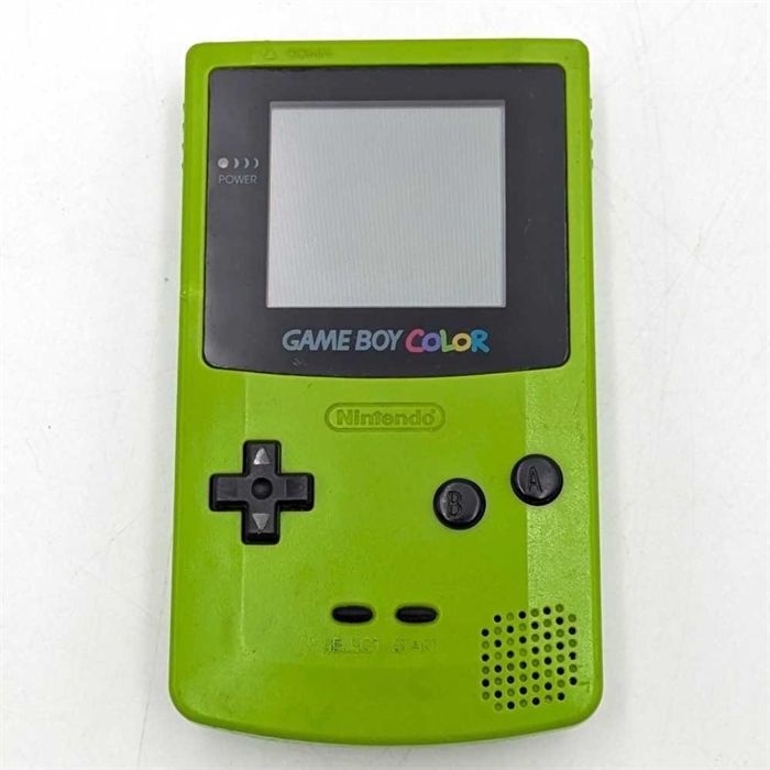 Gameboy Color Konsol - Kiwi Green - SNR CH9699616 (B Grade) (Genbrug)